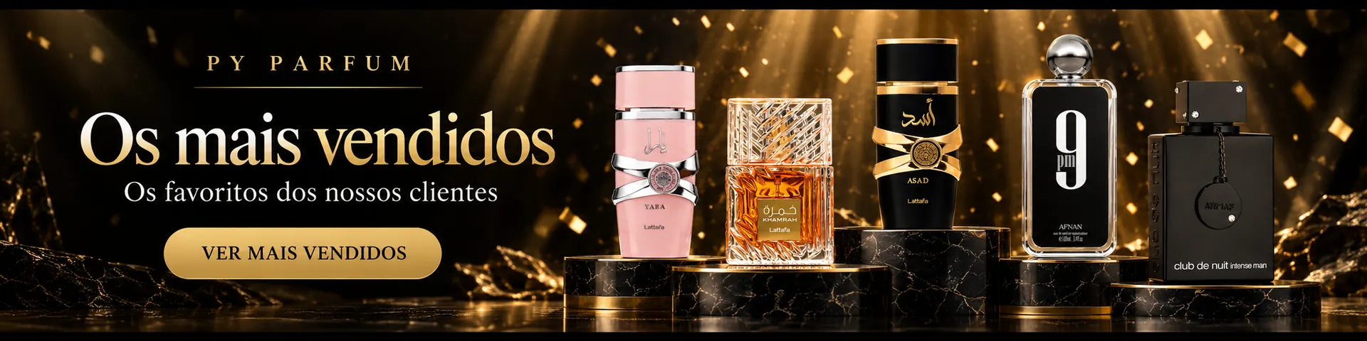 Os perfumes mais vendidos