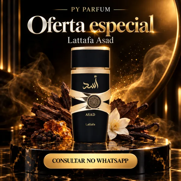 Oferta especial: Lattafa Asad — consultar no WhatsApp