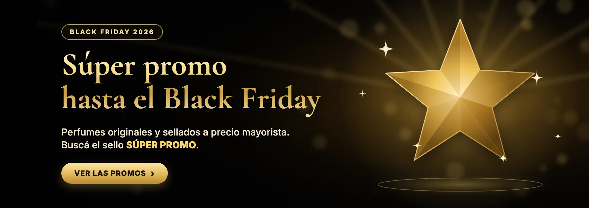 Súper promo hasta el Black Friday: perfumes originales y sellados a precio mayorista. Ver las promos