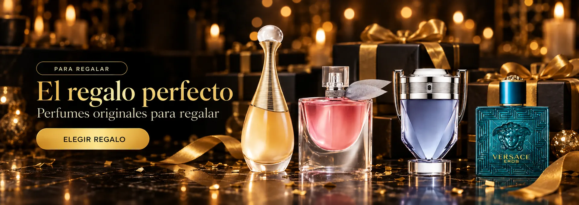 El regalo perfecto: J'adore, La Vie Est Belle, Invictus y Eros. Elegir regalo