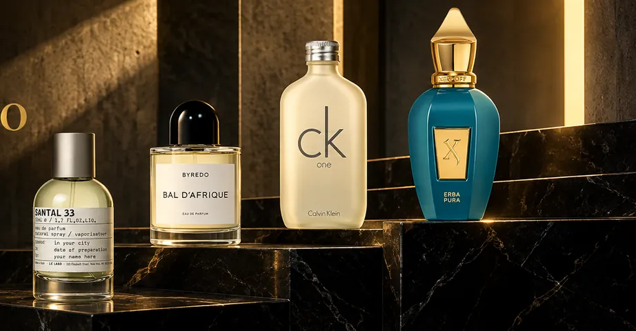 Perfumes unissex: para todo mundo — Santal 33, Bal d'Afrique, CK One e Erba Pura