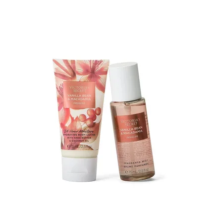 Victoria's Secret Duo Mini Kit Vanilla Bean Macadamia 75/75mL