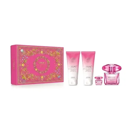 Perfume Set Versace Bright Crystal Absolu Femenino - 90mL+5mL/100mL+100mL