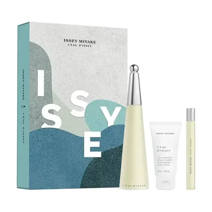 Perfume Issey Miyake Kit L'eau D'issey + Gel Shower EDT Femenino - 10mL/100mL/50mL