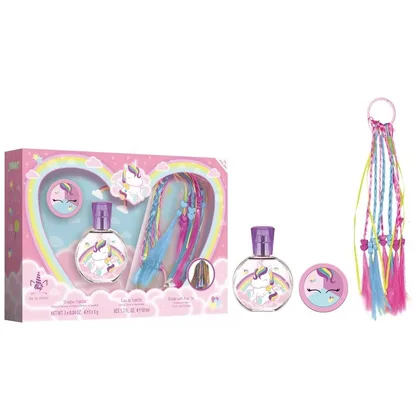 Set Perfume Unycorn EDT 50ML+EYE Sahdow+braids